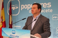 José Luis Teruel en rueda de prensa.