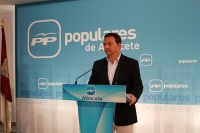 José Luis Teruel en rueda de prensa.