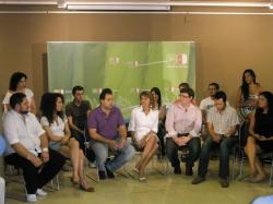 Cospedal, en un encuentro con jóvenes de CLM.