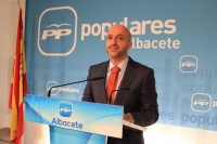 Juan Marcos Molina en rueda de prensa.