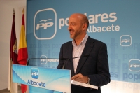 Juan Marcos Molina en rueda de prensa.