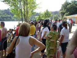 ManifestaciÃ³n contra el cierre de las lagunas.