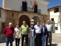 Francisco Núñez, con la candidatura de Letur.