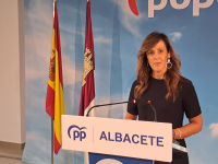 María Gil, en rueda de prensa.