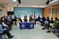 Mesa abierta de Hacienda y Administraciones Públicas, en la sede del PP de Albacete.