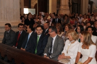 Cospedal, en la Catedral de Albacete.