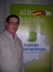 Max Monasor, presidente de NNGG Albacete.