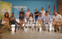 Comité ejecutivo de NNGG Albacete.