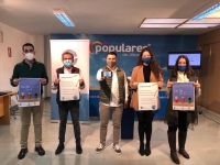 Presentación de la campaña, en la sede del PP de Albacete.