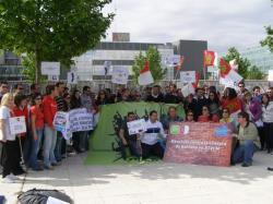 Concentración en Toledo de Nuevas Generaciones.