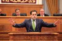 Francisco Núñez, durante su intervención en el Pleno.