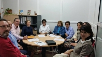 Un momento de la reunión en La Roda.