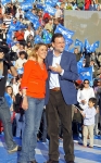 Cospedal y Rajoy, en la Plaza de Toros de Toledo.