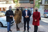 Vicente Aroca, junto a Juan Antonio Moreno, Llanos Navarro y Joaqui Alarcón.