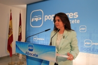 La senadora Belén Torres.