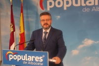 Juan Antonio Moreno, en rueda de prensa.