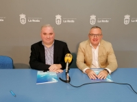 Constantino Berruga y Santiago Blasco, en rueda de prensa.