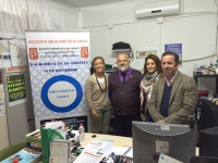 Un momento de la reunión en la sede de la Asociación de Familias Diabéticas de Albacete.