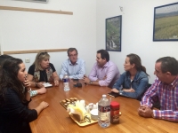 Paco Núñez y Carmen Navarro, en una de las entrevistas mantenidas con motivo de la Ruta Social del PP.