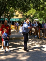 Francisco Núñez, en la Feria de Almansa.