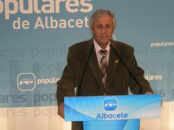 Sixto González, en la sede provincial del PP.