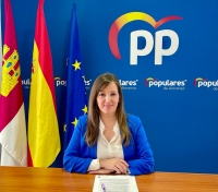 Andicoberry, en la sede del PP de Almansa.