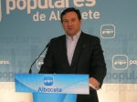 José Luis Teruel, en la sede provincial del PP.