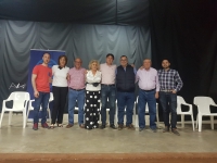 Bernardo Ortega, junto a la candidatura de Lezuza y Tiriez.