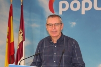 Vicente Aroca, en la sede provincial del Partido Popular de Albacete.