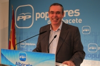 Vicente Aroca en rueda de prensa.