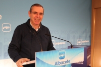 Vicente Aroca en rueda de prensa.