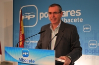 Vicente Aroca en rueda de prensa.