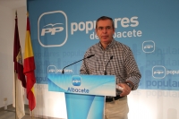 Vicente Aroca en rueda de prensa.