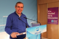 Vicente Aroca en rueda de prensa.