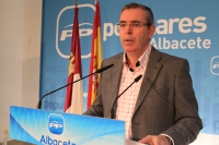 Vicente Aroca en rueda de prensa.