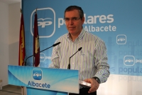 Vicente Aroca en rueda de prensa.