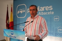 Vicente Aroca en rueda de prensa.