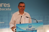 Vicente Aroca en rueda de prensa.