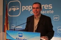 Vicente Aroca en rueda de prensa.