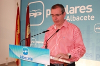 Vicente Aroca en rueda de prensa.