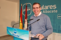 Vicente Aroca en rueda de prensa.