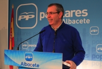 Vicente Aroca en rueda de prensa.