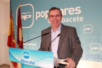 Vicente Aroca en rueda de prensa.