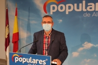 Vicente Aroca, portavoz de Bienestar Social en el Grupo Popular de las Cortes de Castilla-La Mancha.