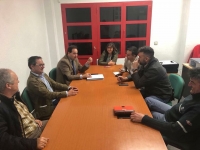 Reunión de Francisco Núñez con la Junta Local del PP de Villamalea.